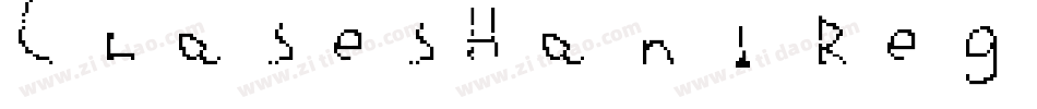 ChasesHand Regular字体转换